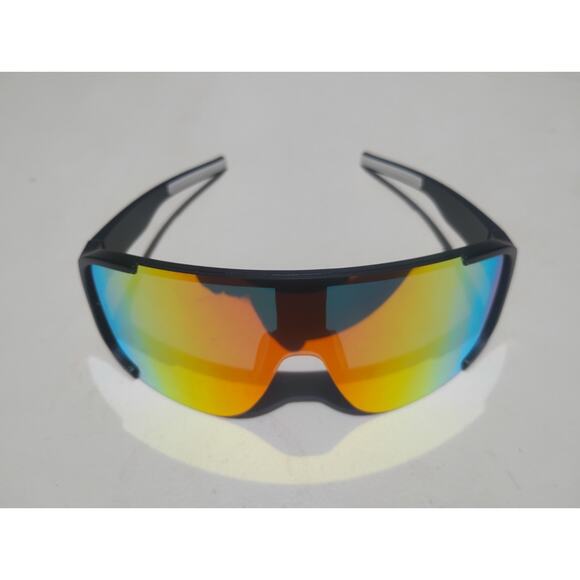 POAT Brand Unisex Sunglasses Multicolor Lense Black Frame Tented Great Condition - Picture 2 of 6